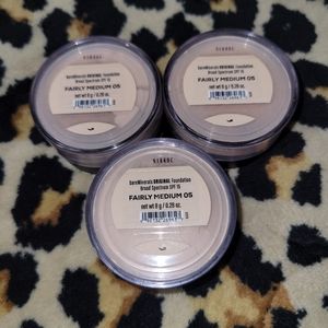 3 bareMinerals Original Foundation Powder Fairly Medium SPF 15 Sealed
